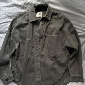 ZARA Denim Shirt - Grey